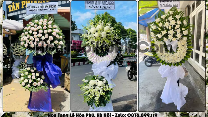 Đặt Vòng Hoa Đám Tang Tại Xã Hòa Phú, Thành phố Hà Nội