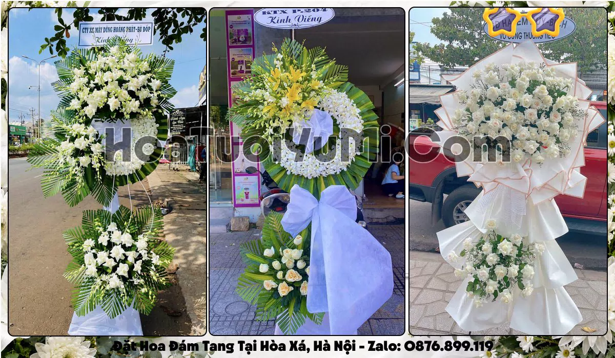 Đặt Vòng Hoa Đám Tang Tại Xã Hòa Xá, Thành phố Hà Nội