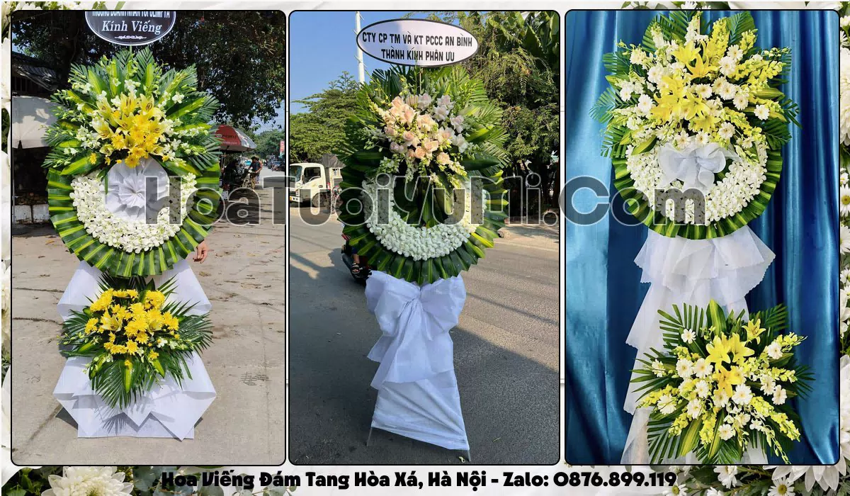 Kệ hoa tang lễ giao tận nơi tại Xã Hòa Xá