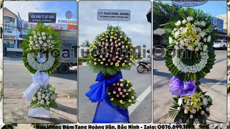 Đặt Vòng Hoa Đám Tang Tại Xã Hoàng Vân, Tỉnh Bắc Ninh