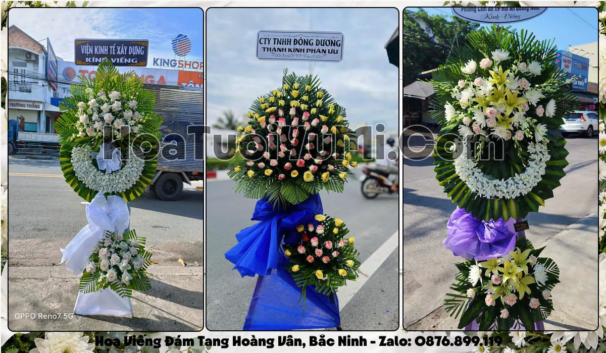 Đặt Vòng Hoa Đám Tang Tại Xã Hoàng Vân, Tỉnh Bắc Ninh