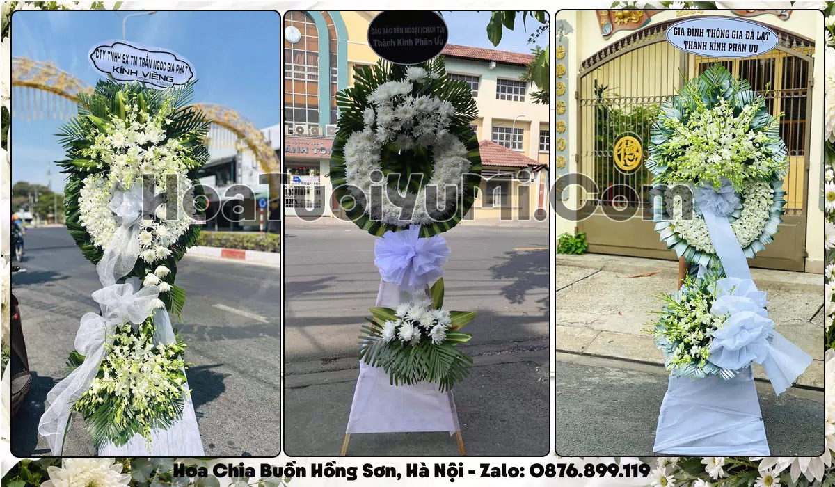 Đặt Vòng Hoa Đám Tang Tại Xã Hồng Sơn, Thành phố Hà Nội