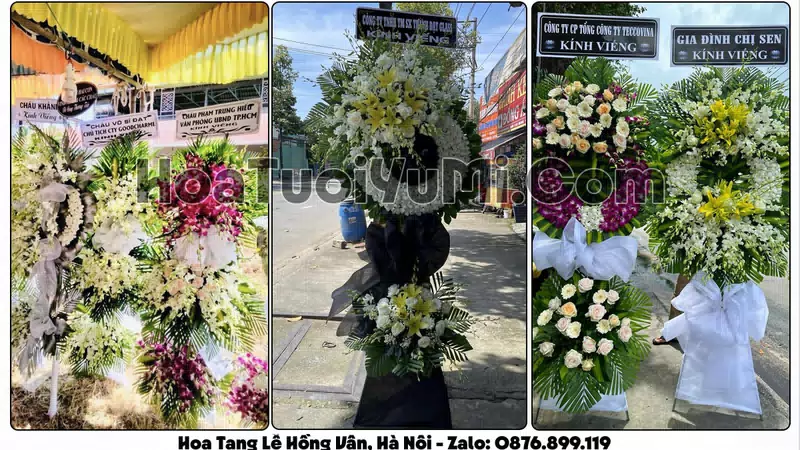 Đặt Vòng Hoa Đám Tang Tại Xã Hồng Vân, Thành phố Hà Nội
