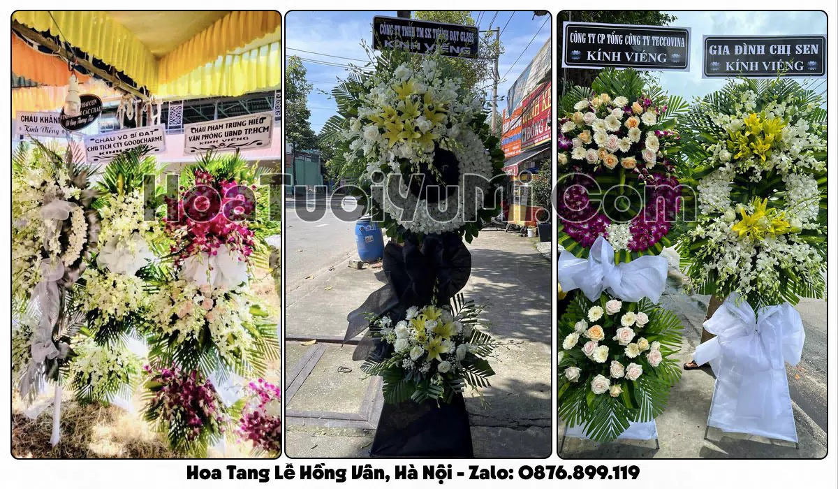 Đặt Vòng Hoa Đám Tang Tại Xã Hồng Vân, Thành phố Hà Nội