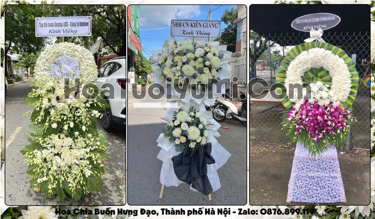 Đặt Vòng Hoa Đám Tang Tại Xã Hưng Đạo, Thành phố Hà Nội