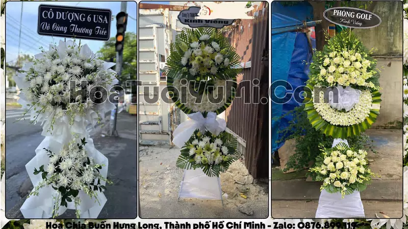 Đặt Vòng Hoa Đám Tang Tại Xã Hưng Long, Thành phố Hồ Chí Minh