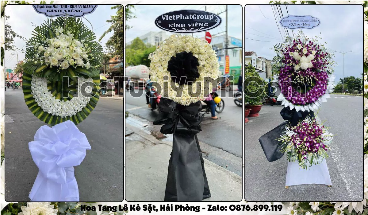 hoa tang lễ Xã Kẻ Sặt Hải Phòng
