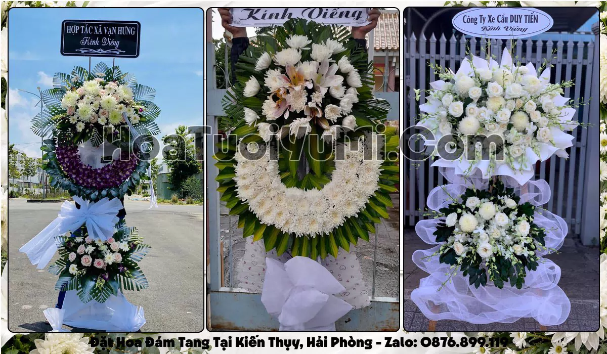 Kệ hoa tang lễ tại Xã Kiến Thụy, Thành phố Hải Phòng