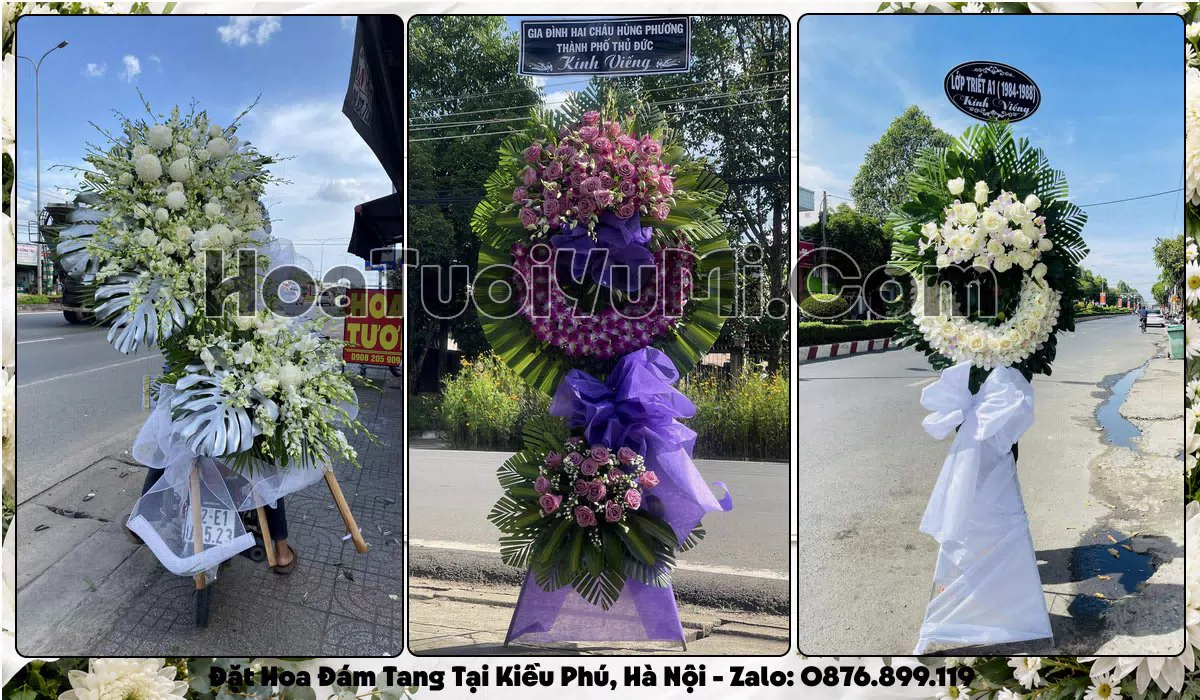 Đặt Vòng Hoa Đám Tang Tại Xã Kiều Phú, Thành phố Hà Nội