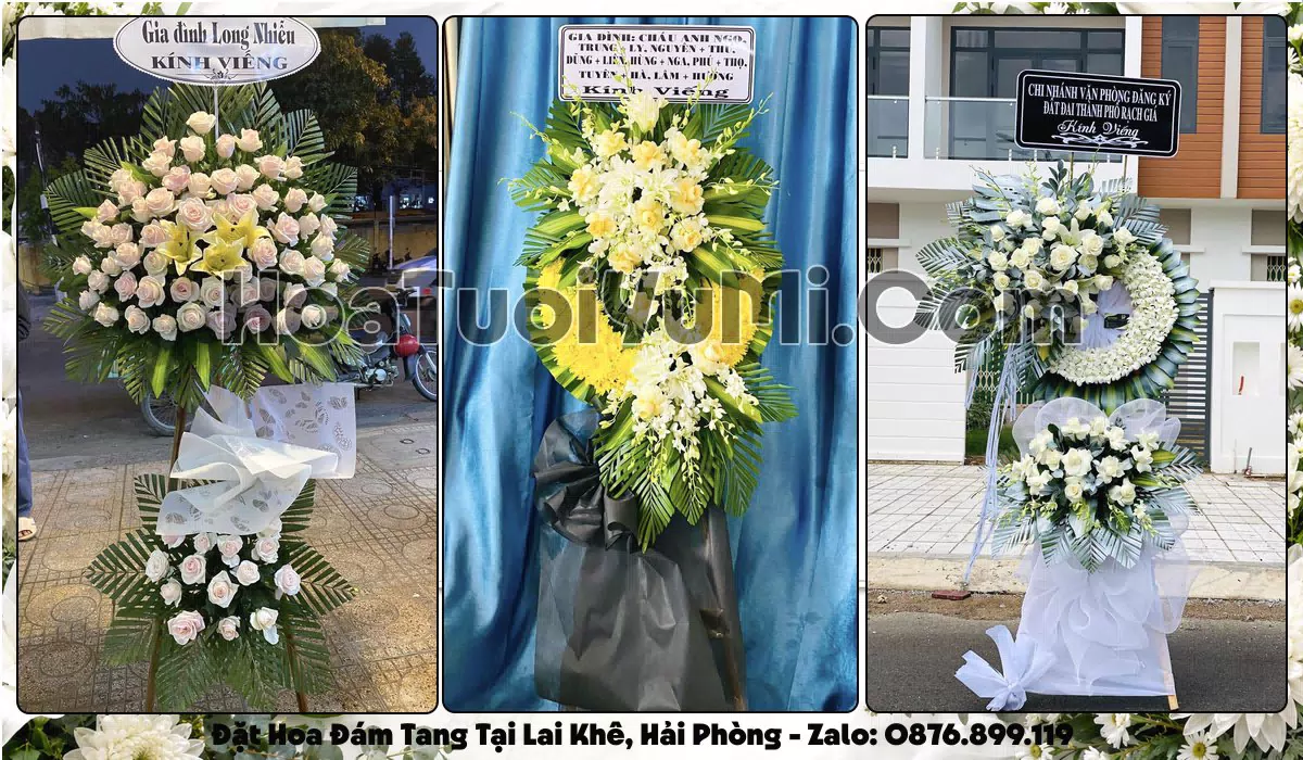 kệ hoa tang lễ giao tại Xã Lai Khê Hải Phòng