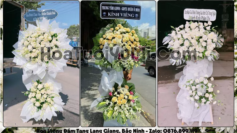 Đặt Vòng Hoa Đám Tang Tại Xã Lạng Giang, Tỉnh Bắc Ninh