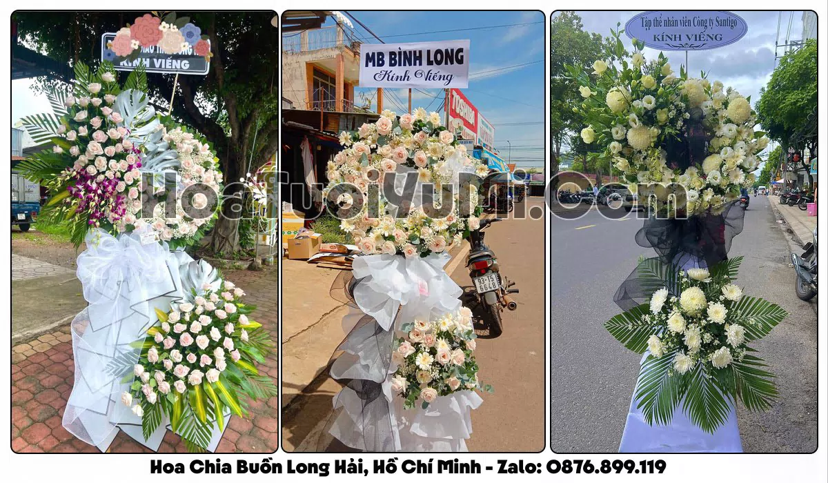 Đặt Vòng Hoa Đám Tang Tại Xã Long Hải, Hồ Chí Minh