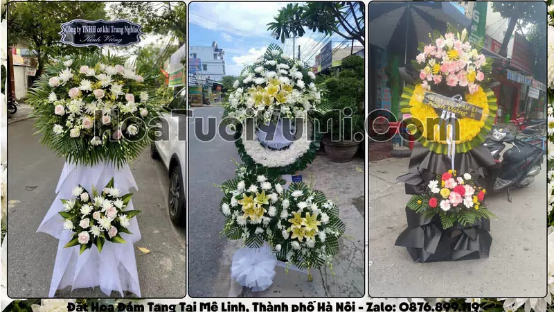 Đặt Vòng Hoa Đám Tang Tại Xã Mê Linh, Thành phố Hà Nội