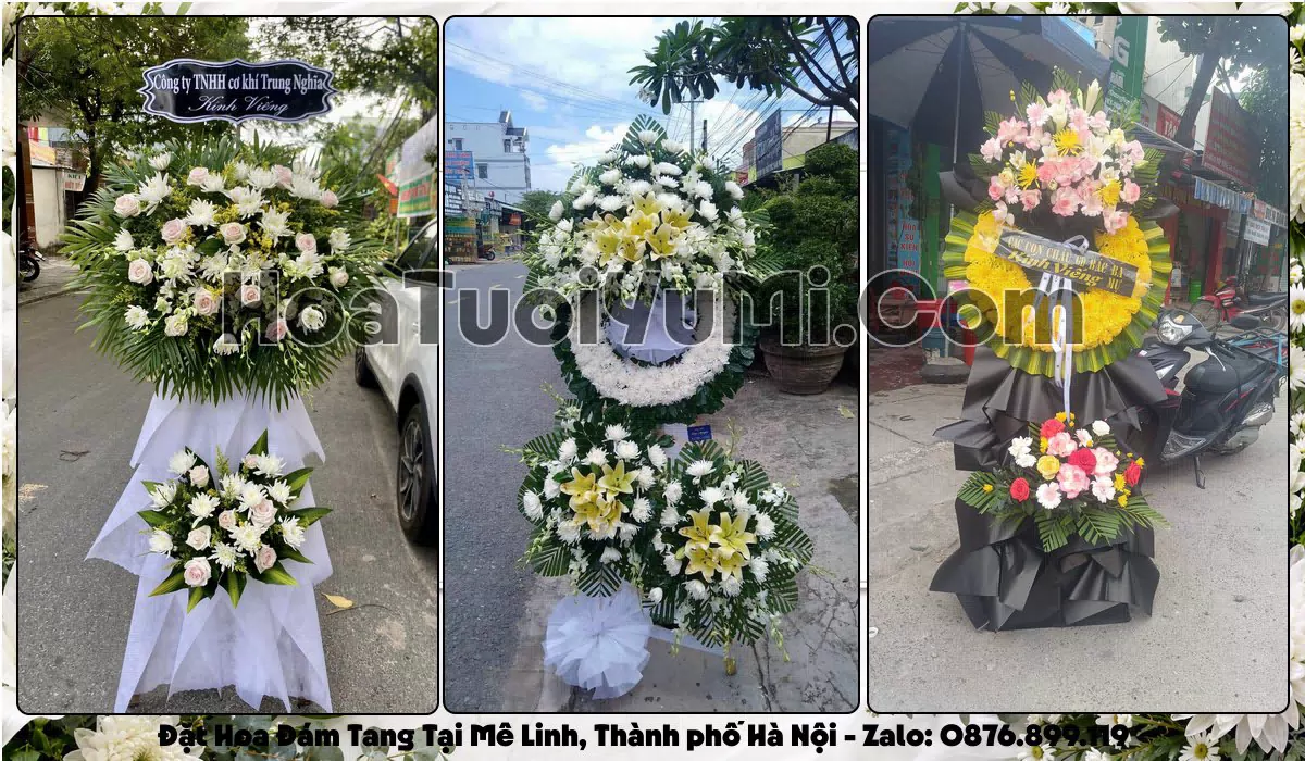 Đặt Vòng Hoa Đám Tang Tại Xã Mê Linh, Thành phố Hà Nội