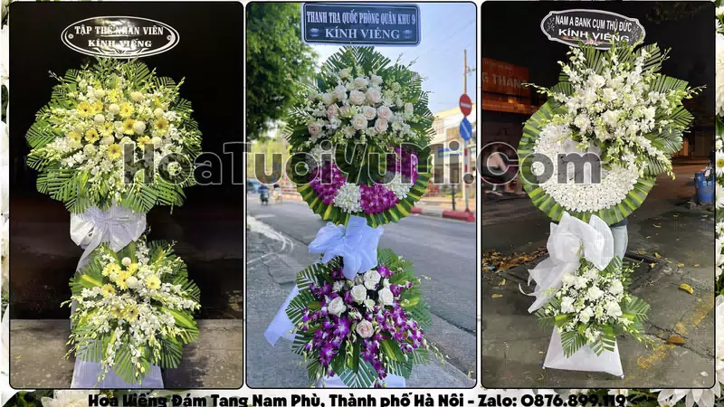 Đặt Vòng Hoa Đám Tang Tại Xã Nam Phù, Thành phố Hà Nội