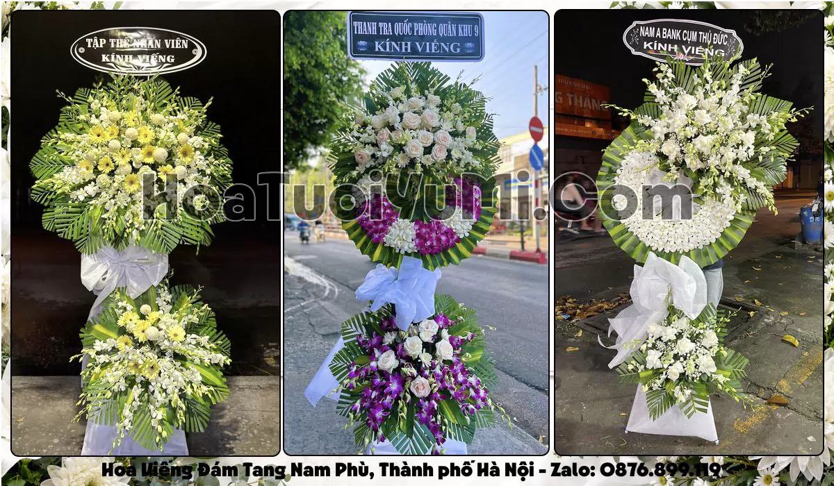 Đặt Vòng Hoa Đám Tang Tại Xã Nam Phù, Thành phố Hà Nội