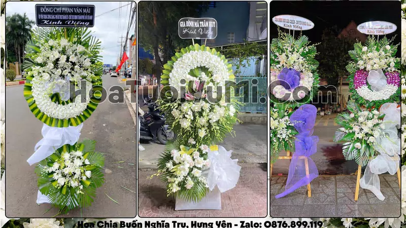 Đặt Vòng Hoa Đám Tang Tại Xã Nghĩa Trụ, Tỉnh Hưng Yên