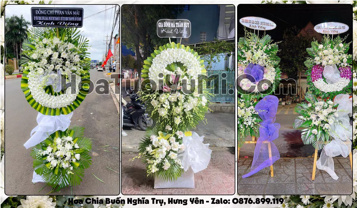 Đặt Vòng Hoa Đám Tang Tại Xã Nghĩa Trụ, Tỉnh Hưng Yên