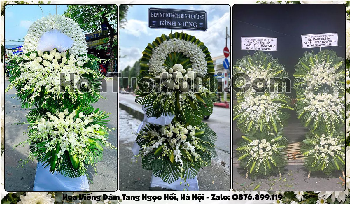 Kệ hoa tang lễ giao tại Xã Ngọc Hồi