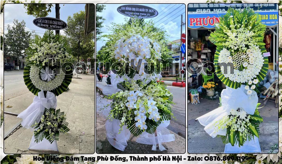 Kệ hoa tang lễ giao tận nơi tại Xã Phù Đổng