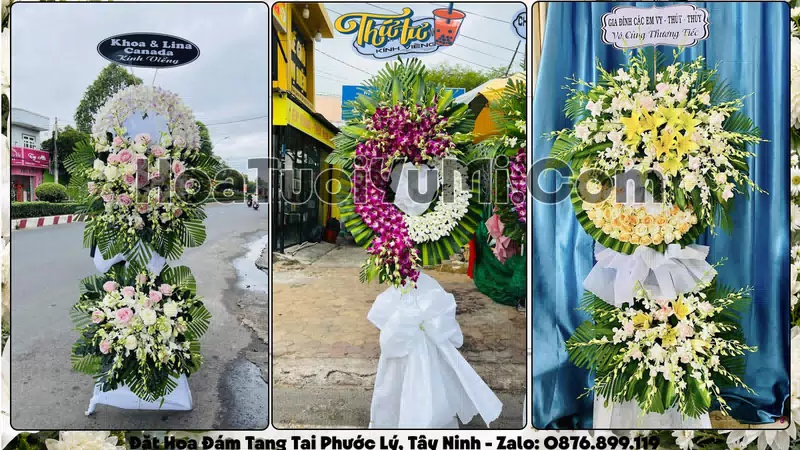 Đặt Vòng Hoa Đám Tang Tại Xã Phước Lý, Tỉnh Tây Ninh
