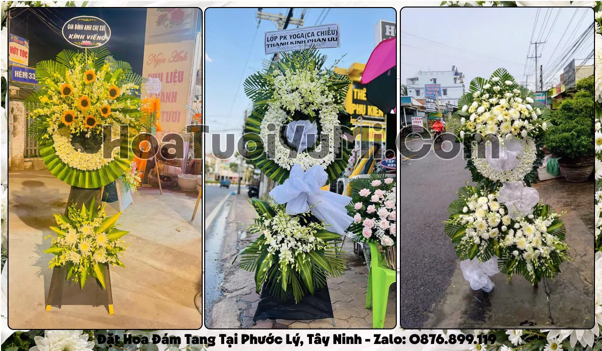 Kệ hoa tang lễ giao tận nơi tại Xã Phước Lý