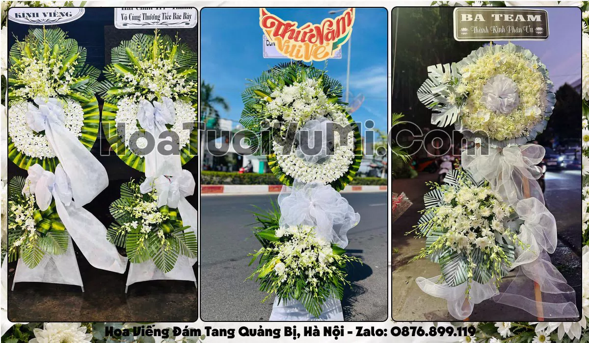 Đặt Vòng Hoa Đám Tang Tại Xã Quảng Bị, Thành phố Hà Nội