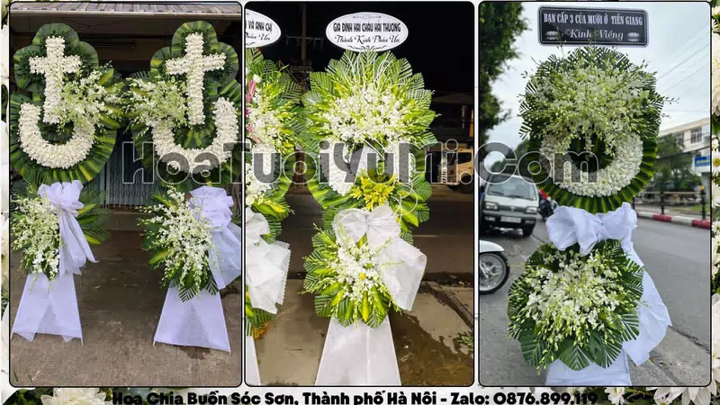 Đặt Vòng Hoa Đám Tang Tại Xã Sóc Sơn, Thành phố Hà Nội