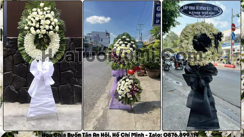 Đặt Vòng Hoa Đám Tang Tại Xã Tân An Hội, Thành phố Hồ Chí Minh