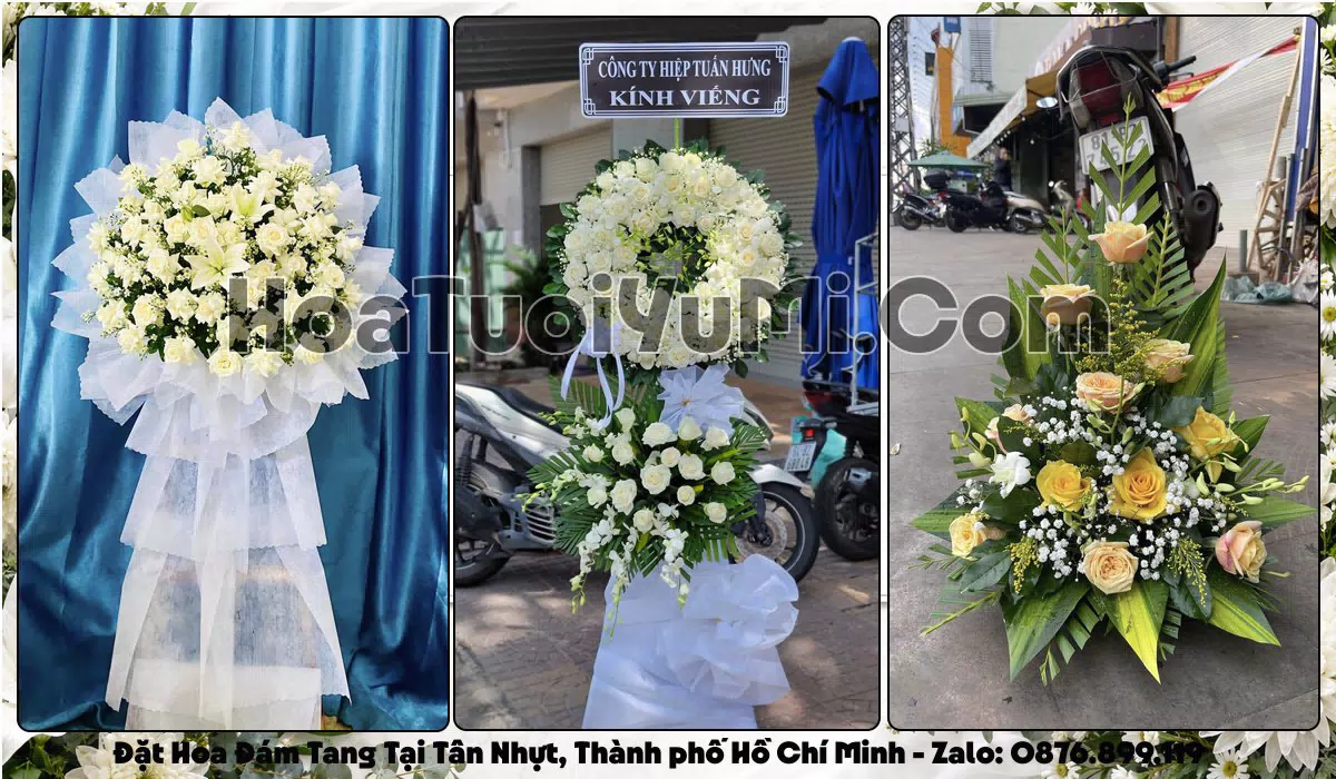 Đặt Vòng Hoa Đám Tang Tại Xã Tân Nhựt, Thành phố Hồ Chí Minh