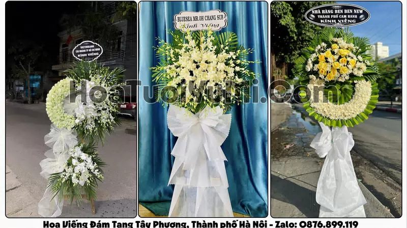 Đặt Vòng Hoa Đám Tang Tại Xã Tây Phương, Thành phố Hà Nội