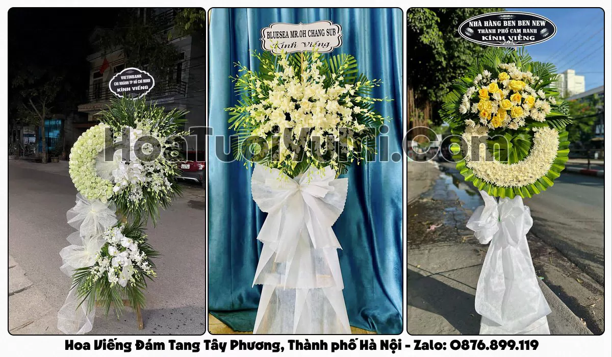 Đặt Vòng Hoa Đám Tang Tại Xã Tây Phương, Thành phố Hà Nội