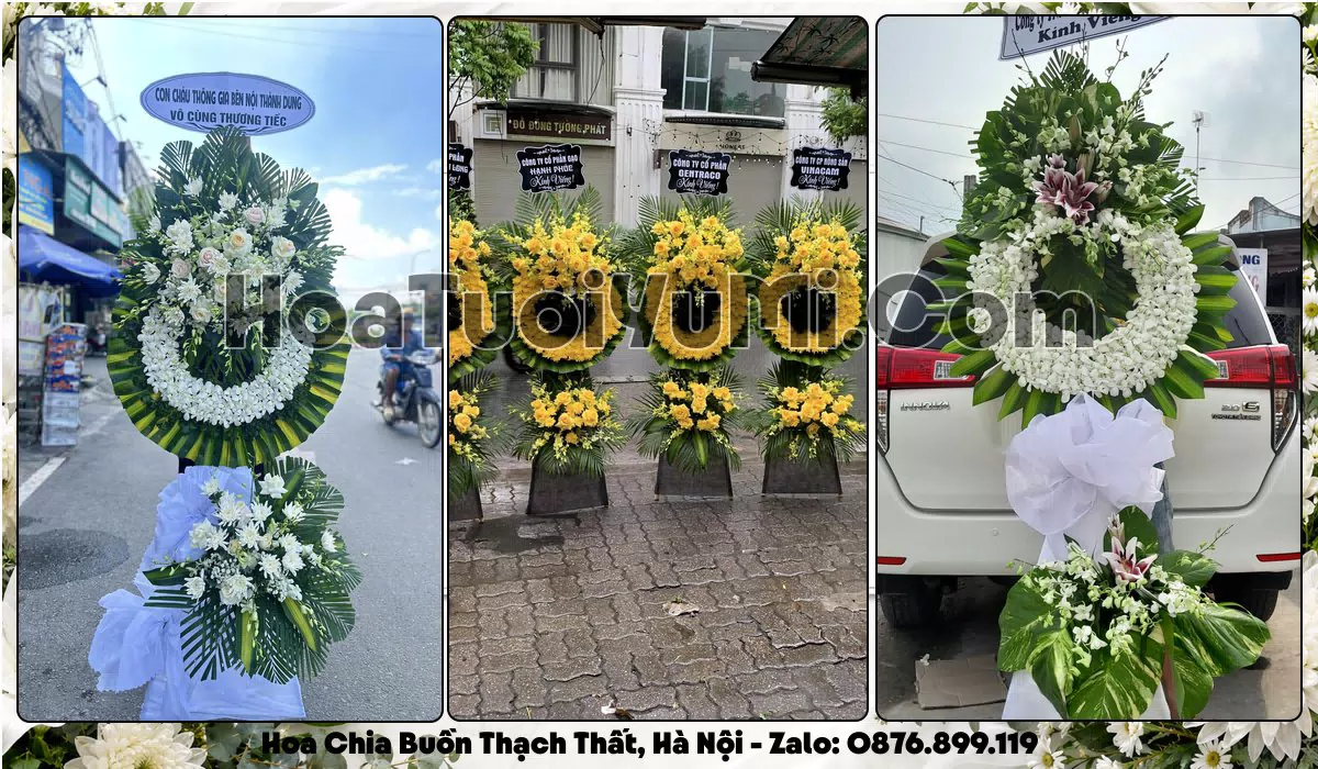 Kệ hoa tang lễ giao tận nơi tại Xã Thạch Thất