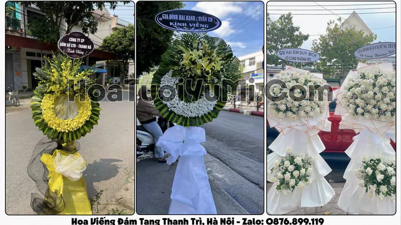 Đặt Vòng Hoa Đám Tang Tại Xã Thanh Trì, Thành phố Hà Nội