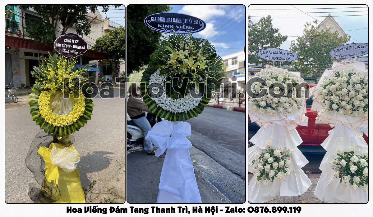 Đặt Vòng Hoa Đám Tang Tại Xã Thanh Trì, Thành phố Hà Nội
