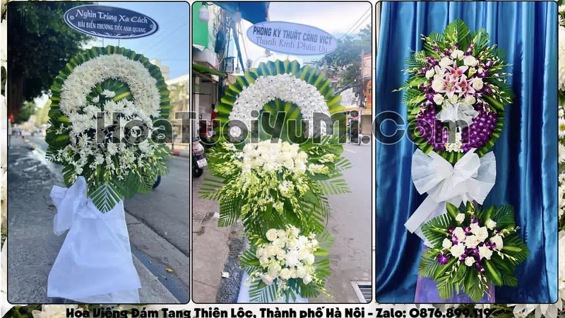Đặt Vòng Hoa Đám Tang Tại Xã Thiên Lộc, Thành phố Hà Nội