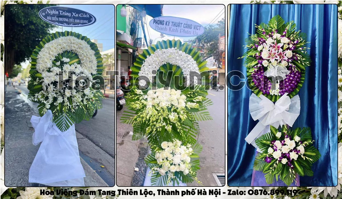 Đặt Vòng Hoa Đám Tang Tại Xã Thiên Lộc, Thành phố Hà Nội