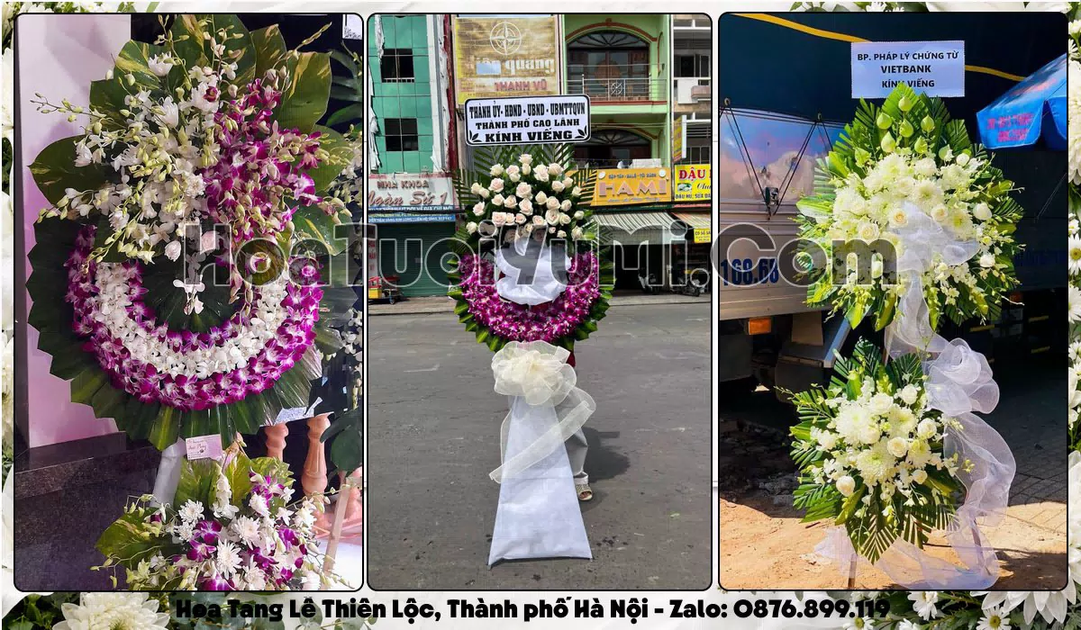 Kệ hoa tang lễ giao tận nơi tại Xã Thiên Lộc