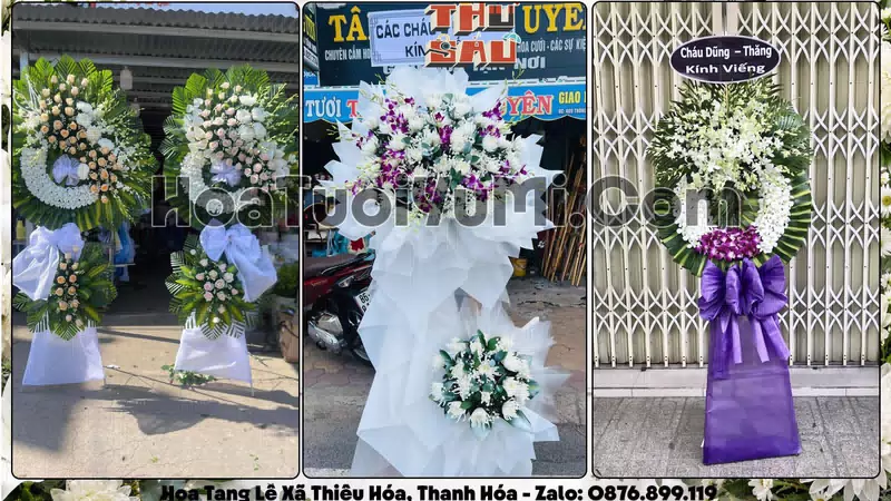 Đặt Vòng Hoa Đám Tang Tại Xã Thiệu Hóa, Tỉnh Thanh Hóa