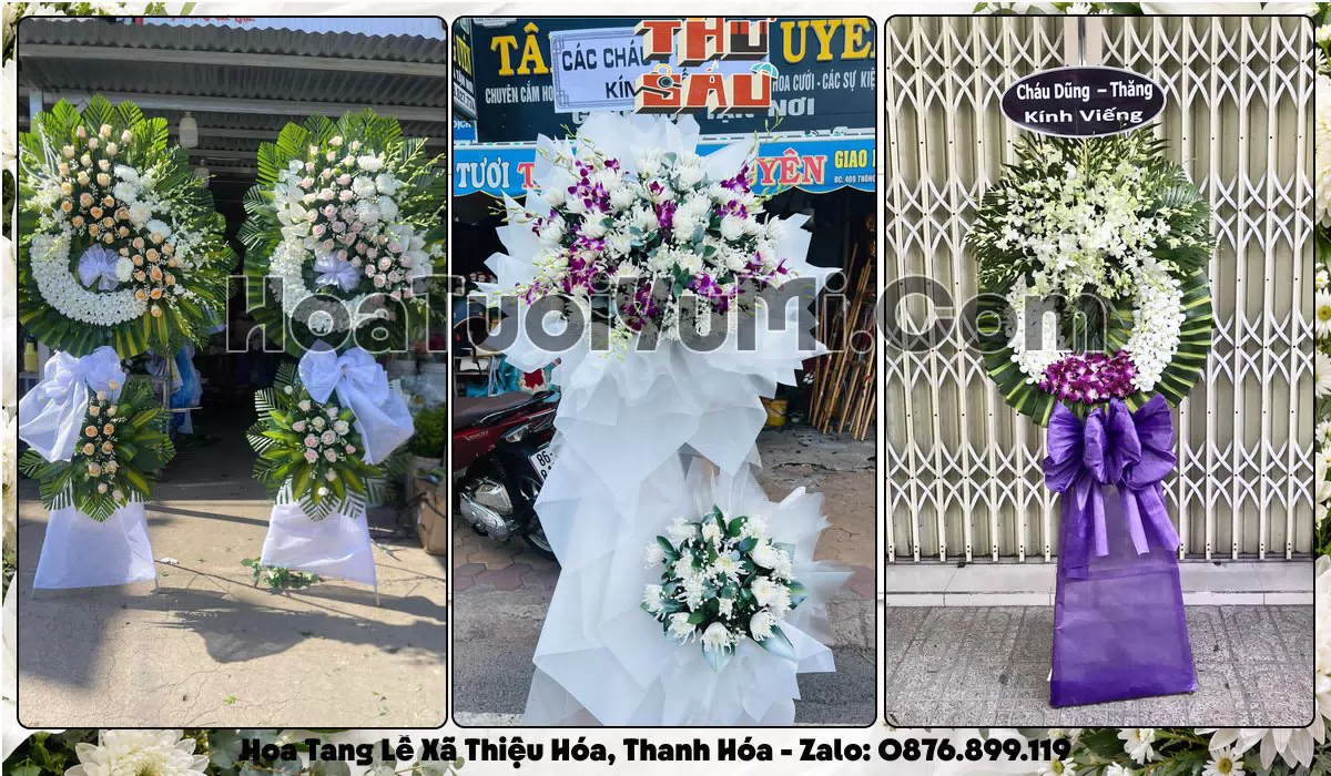 Đặt Vòng Hoa Đám Tang Tại Xã Thiệu Hóa, Tỉnh Thanh Hóa