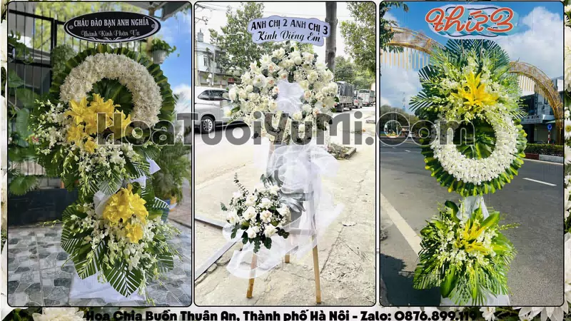 Đặt Vòng Hoa Đám Tang Tại Xã Thuận An, Thành phố Hà Nội