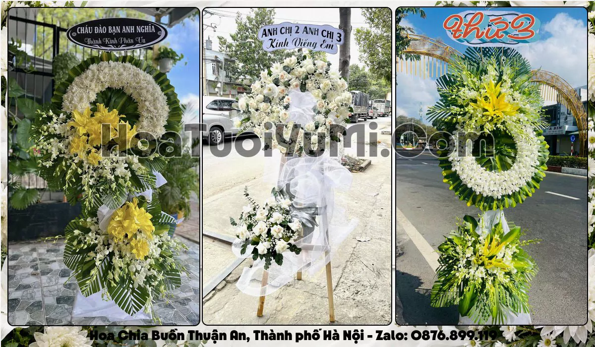 Đặt Vòng Hoa Đám Tang Tại Xã Thuận An, Thành phố Hà Nội