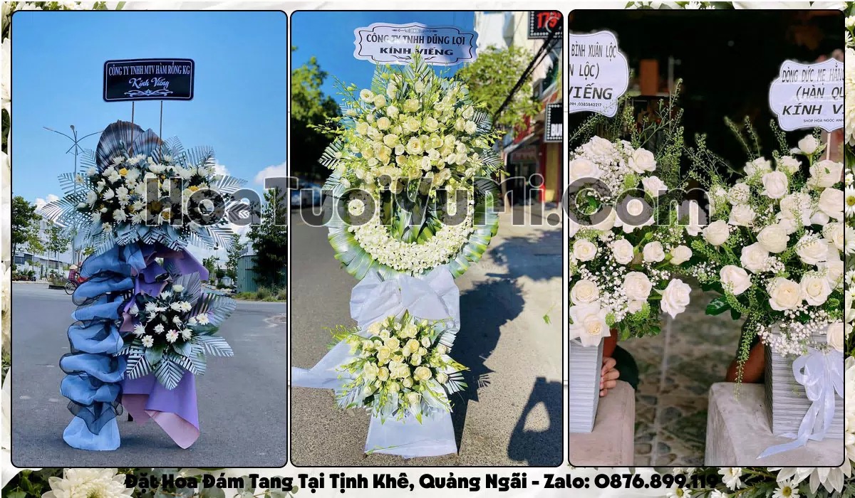 kệ hoa tang lễ tại Xã Tịnh Khê, Tỉnh Quảng Ngãi