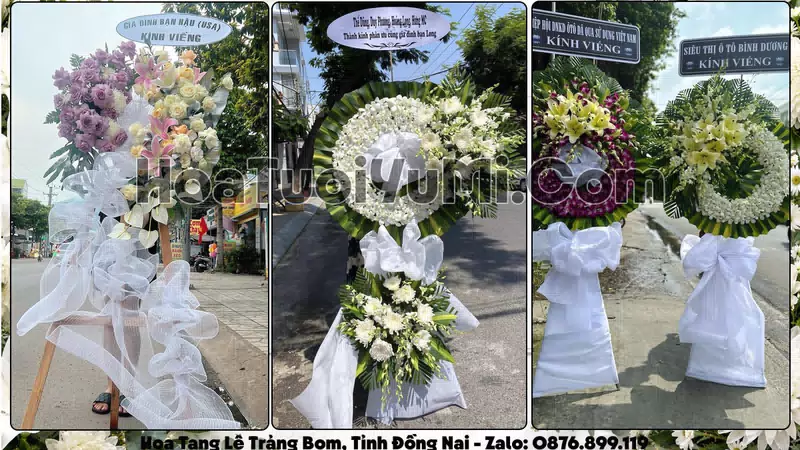 Đặt Vòng Hoa Đám Tang Tại Xã Trảng Bom, Tỉnh Đồng Nai