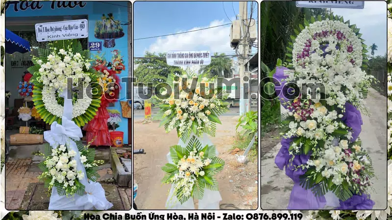 Đặt Vòng Hoa Đám Tang Tại Xã Ứng Hòa, Thành phố Hà Nội