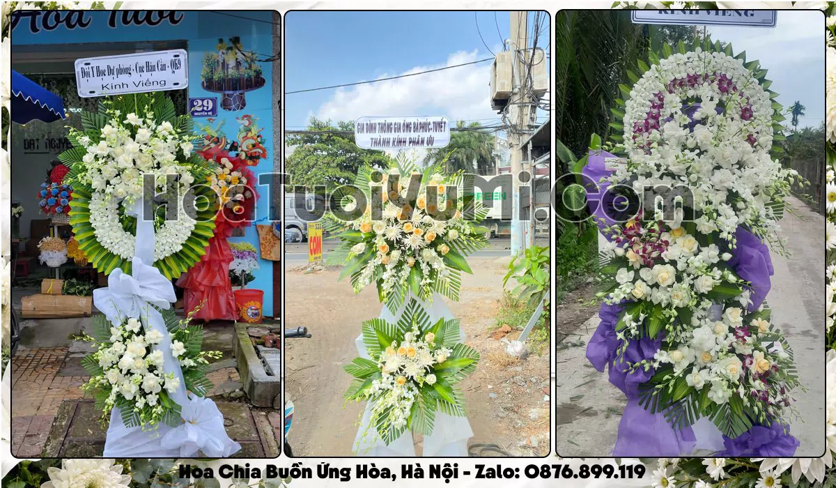 Đặt Vòng Hoa Đám Tang Tại Xã Ứng Hòa, Thành phố Hà Nội