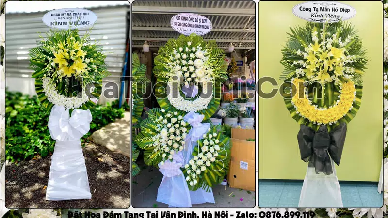 Đặt Vòng Hoa Đám Tang Tại Xã Vân Đình, Thành phố Hà Nội
