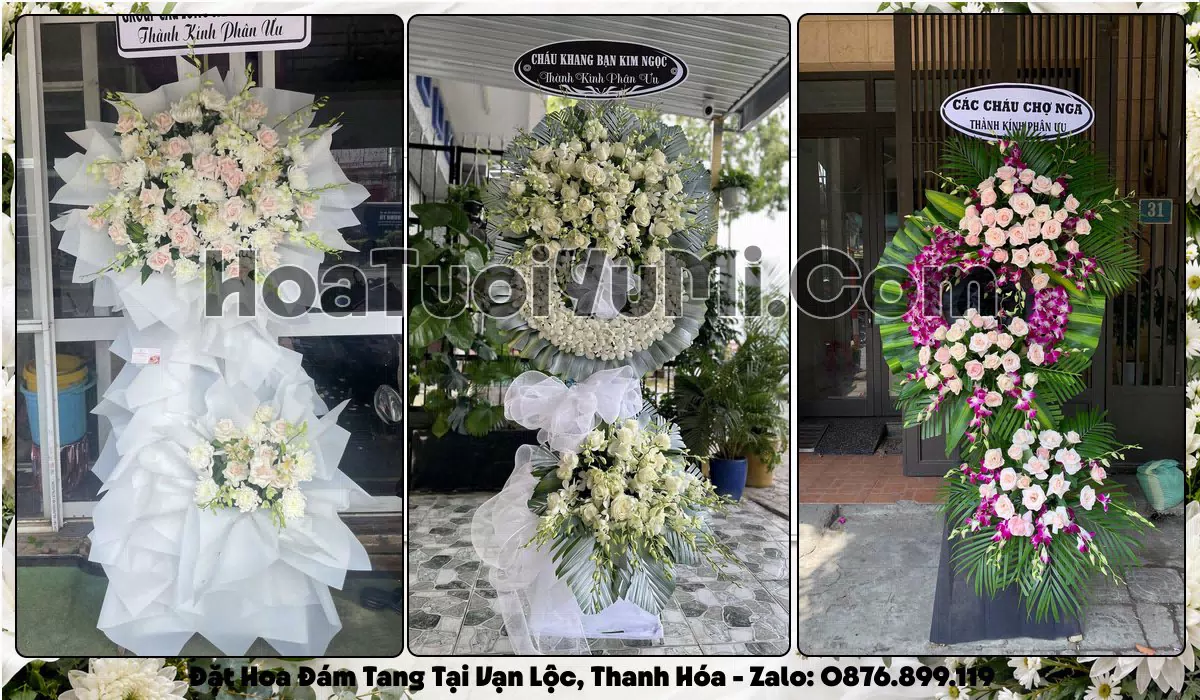 Đặt Vòng Hoa Đám Tang Tại Xã Vạn Lộc, Tỉnh Thanh Hóa