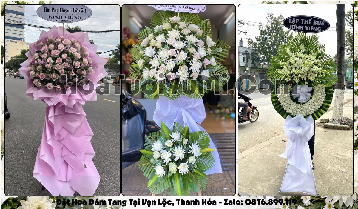 Kệ hoa tang lễ giao tại Xã Vạn Lộc, Tỉnh Thanh Hóa