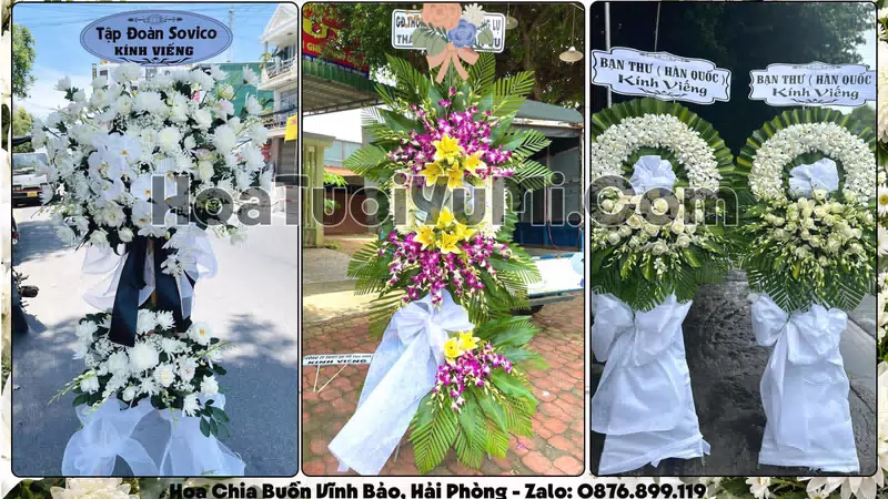 Đặt Vòng Hoa Đám Tang Tại Xã Vĩnh Bảo, Thành phố Hải Phòng